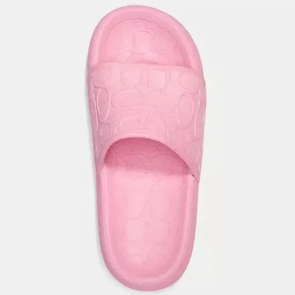 New💓Coach Sport Slide In Signature Pink - Picture 4 of 6